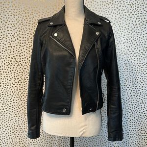 Black pleather jacket